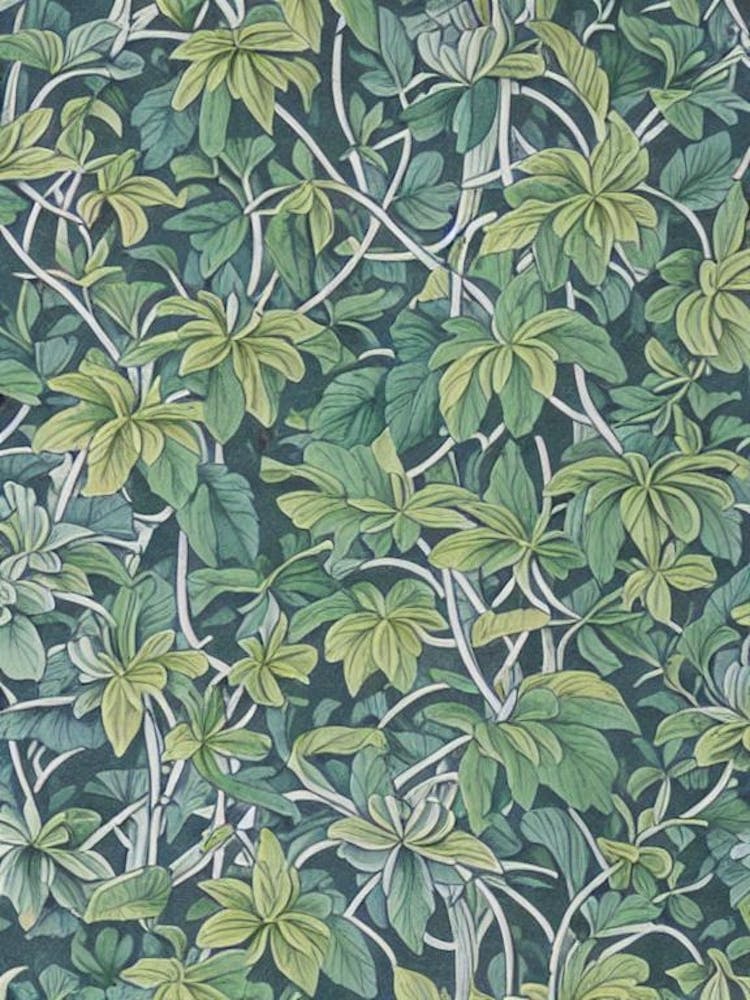 Exotic Species tree Vintage Botanical