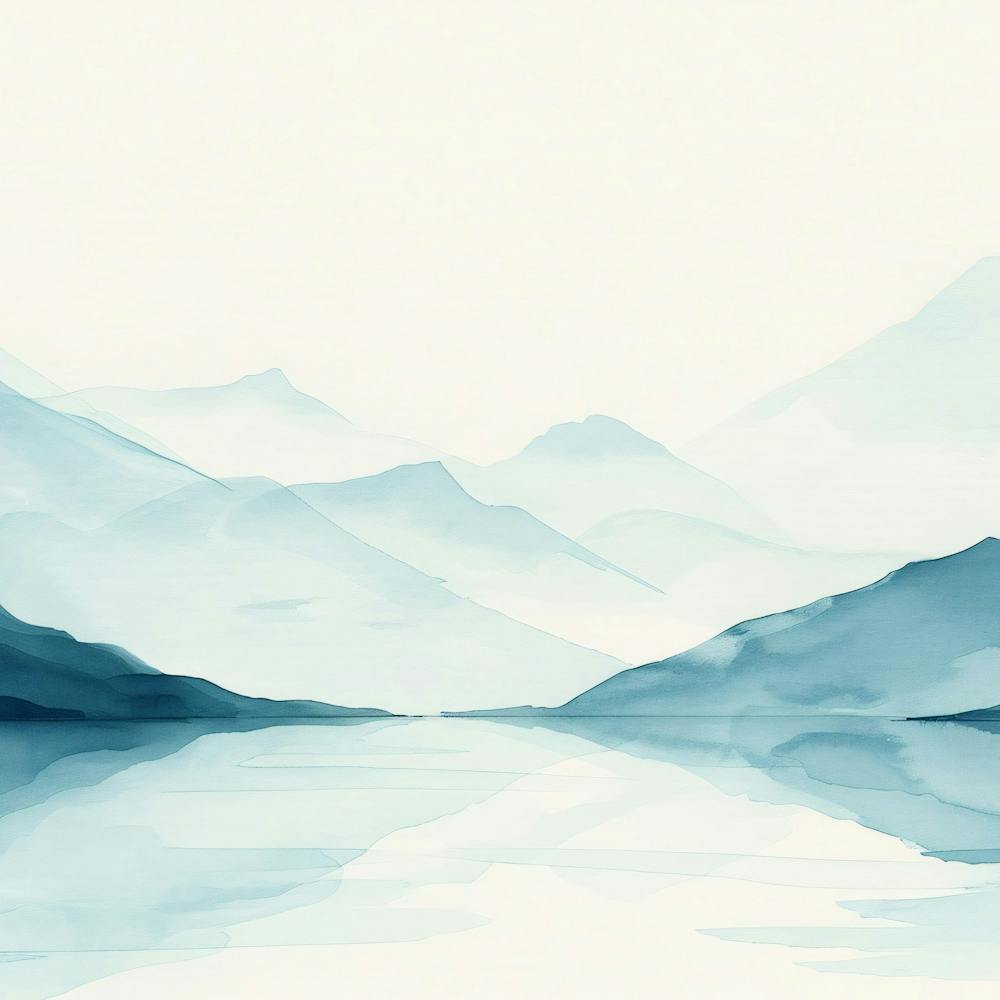 Watercolor Mountains