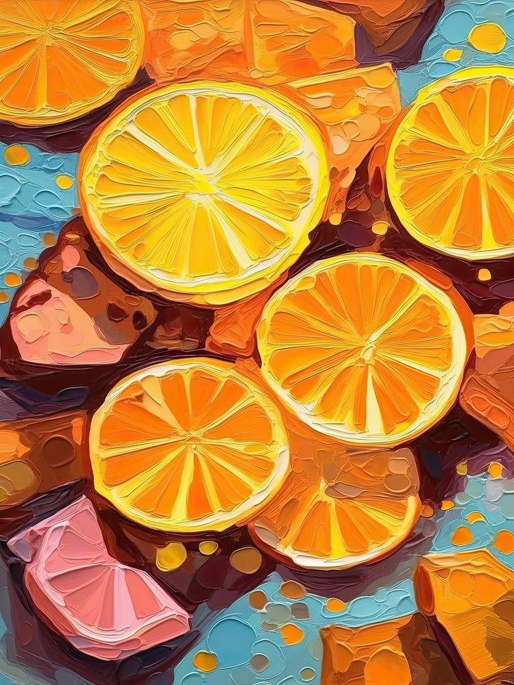Oranges Oil Painting 1
