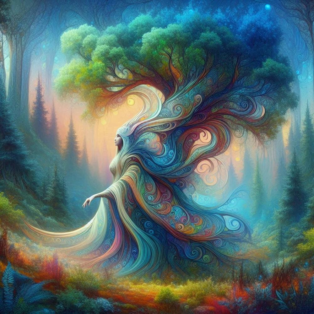 Fairy In The Forest