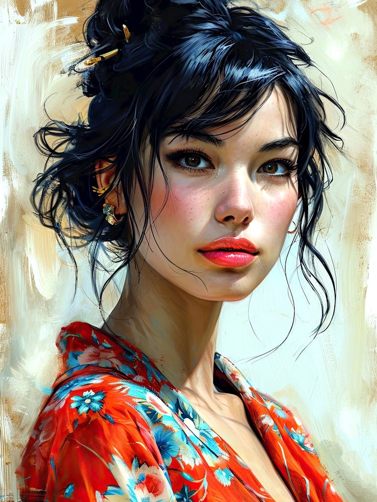 Portrait Of A Woman painting