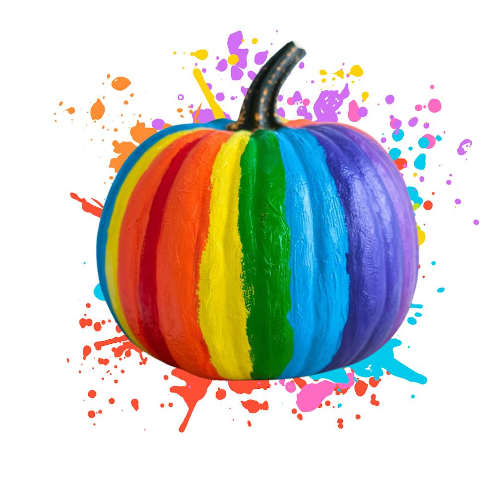 Rainbow Pumpkin