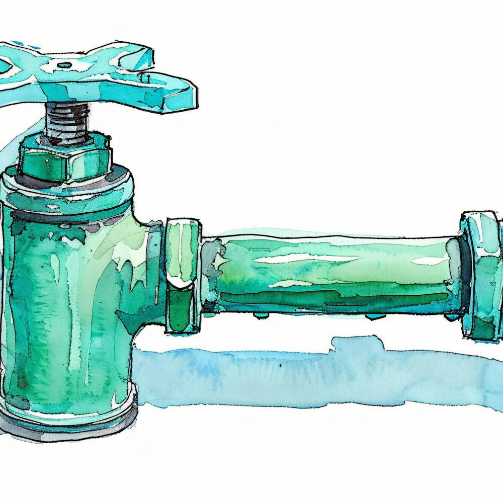 Water Tap Illustration