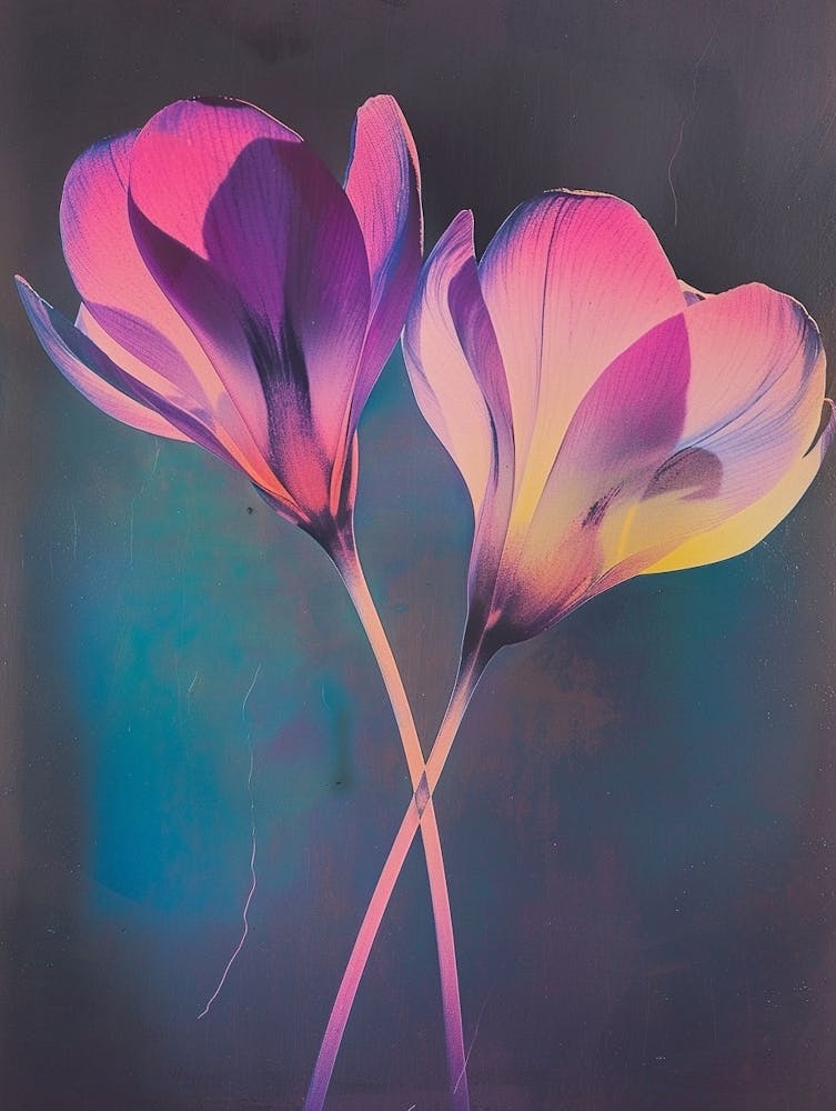 Iridescent Flower Cyclamen 1