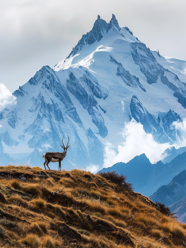 Deer In The Mountains