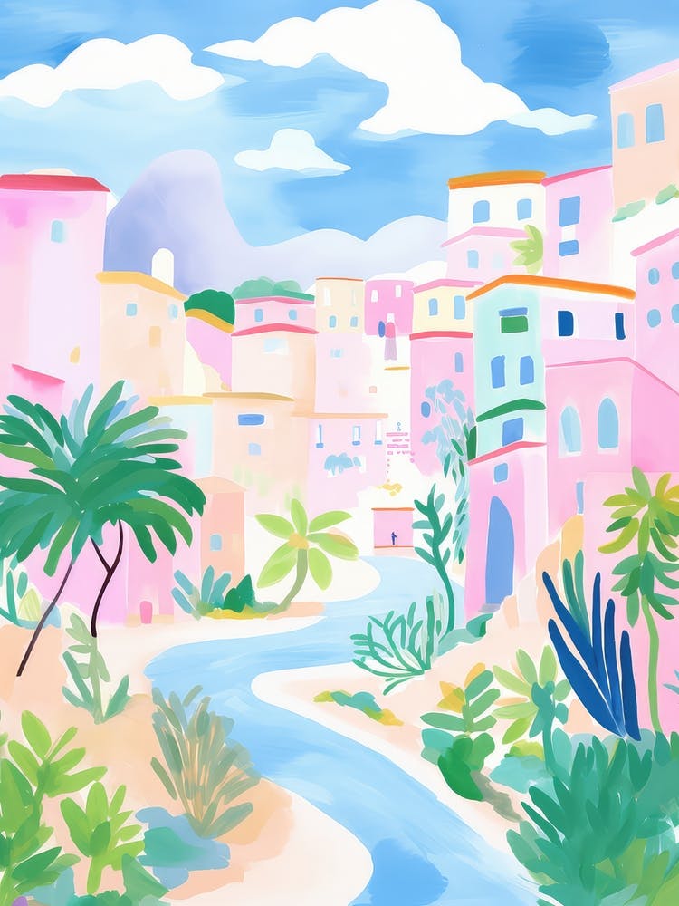 Salerno, Italy Colourful View 1