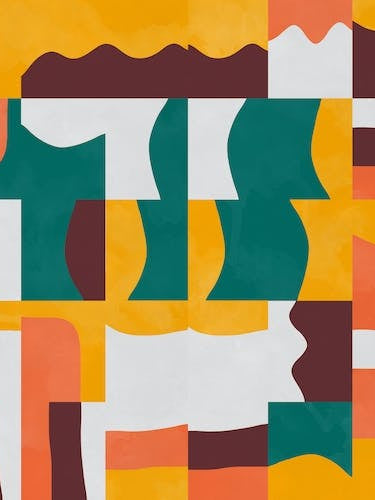 Blocks Cubes Green Orange