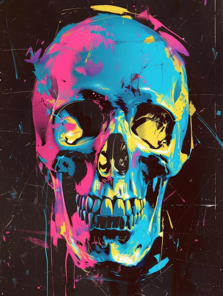 Colorful Skull 1