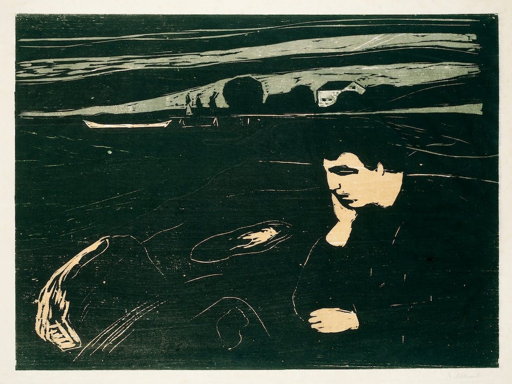 Melancholy III, Edvard Munch