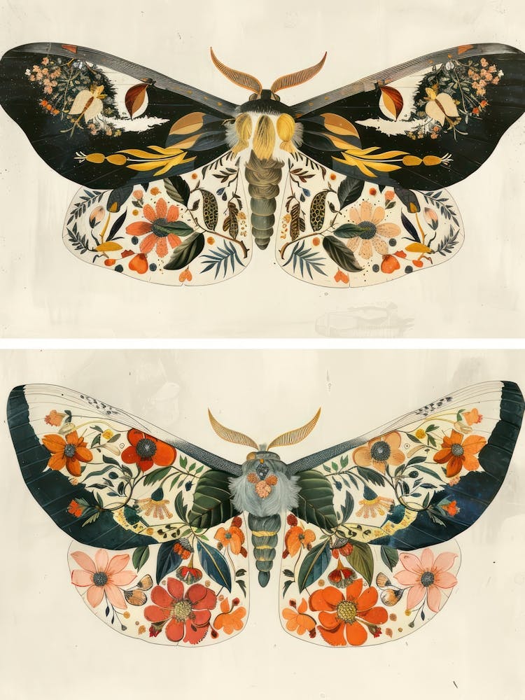 Butterfly Symphony William Morris Style 6