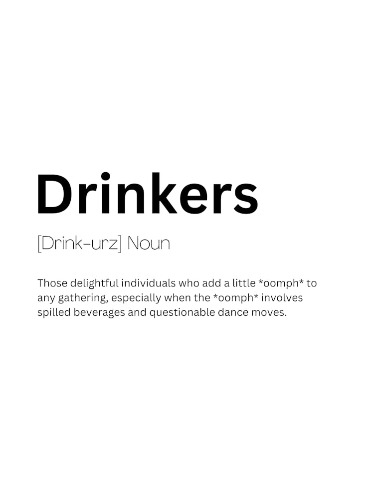 Drinkers Definition Meaning 1