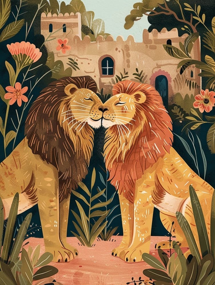 Barbary Lion Rituals Illustration 1