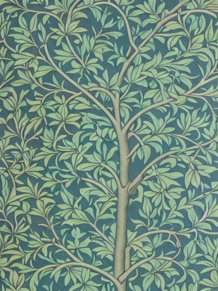 Pagoda Tree tree Vintage Botanical
