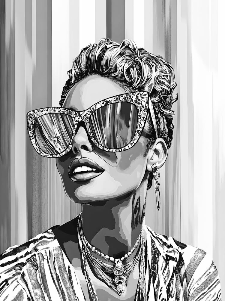Sexy Mädchen mit Sonnenbrille 1