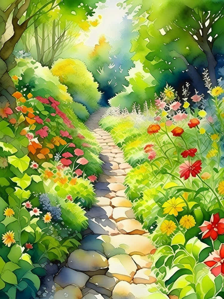 Path In The Garden