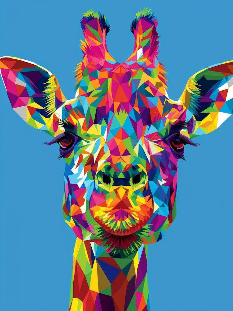 Colorful Giraffe