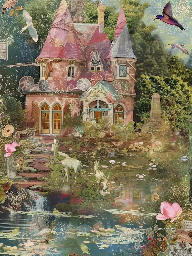 Fairytale Pond Scrapbook Collage 9