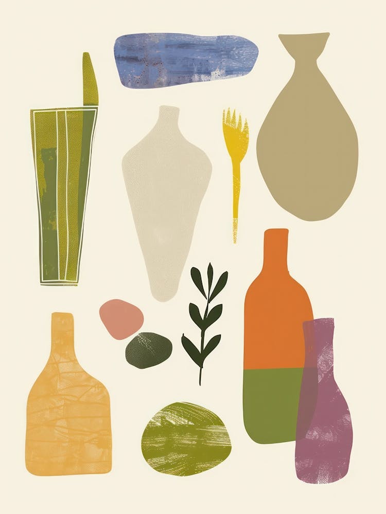 Collection Of Objects In Abstract Style 13