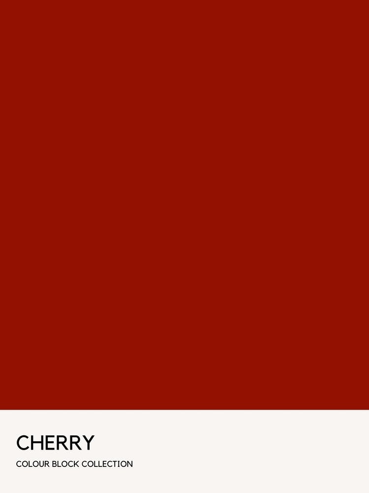 Cherry Poster Colour Block Poster