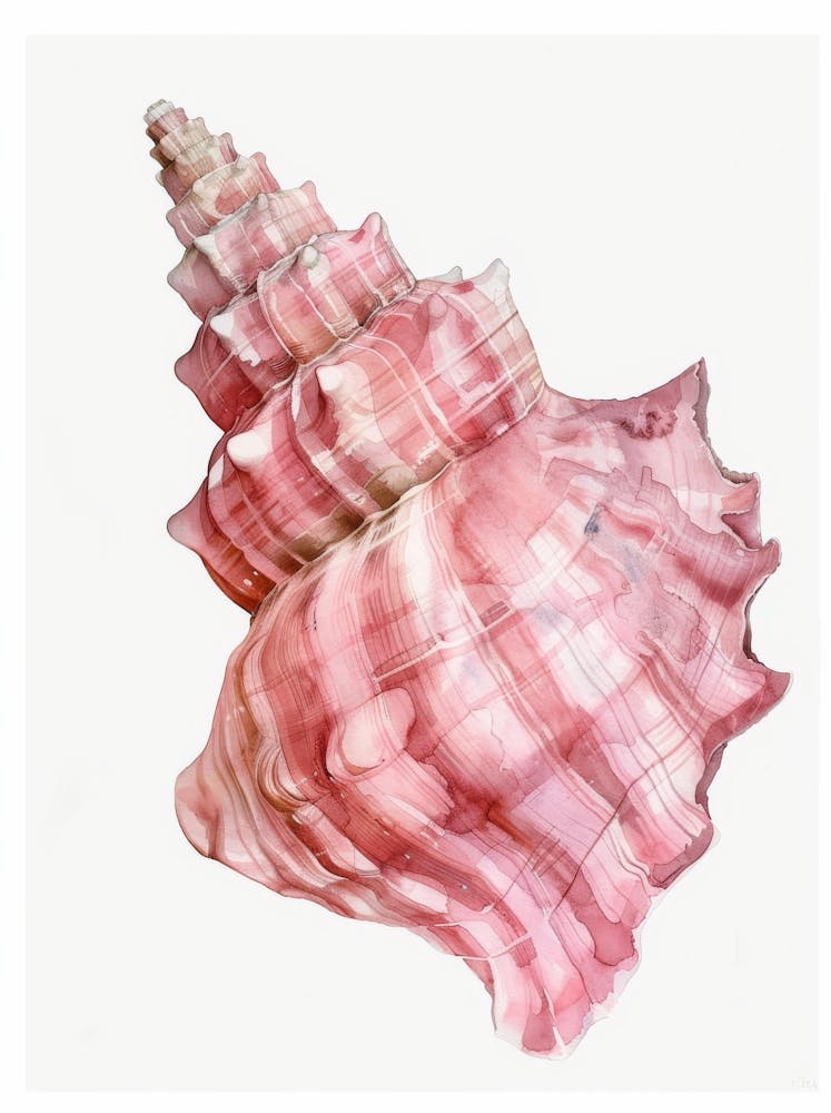 Pink Conch Shell 1