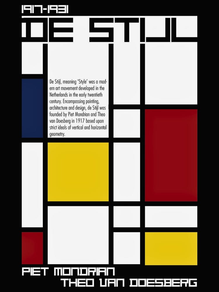 De Stijl 1917 poster