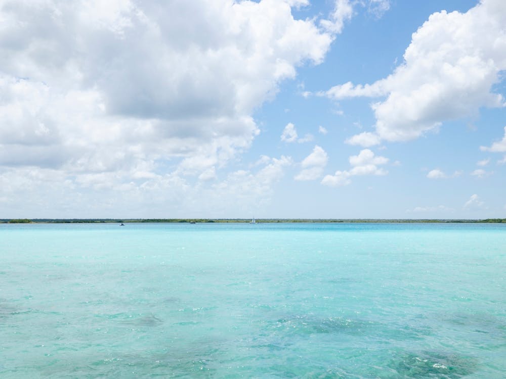 Clear Blue Water in Mexico