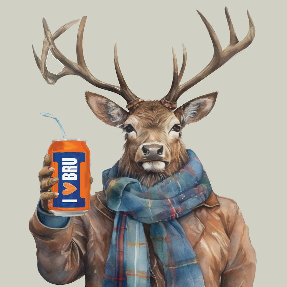 Highland Stag Irn Bru Final Flattened Love Bru