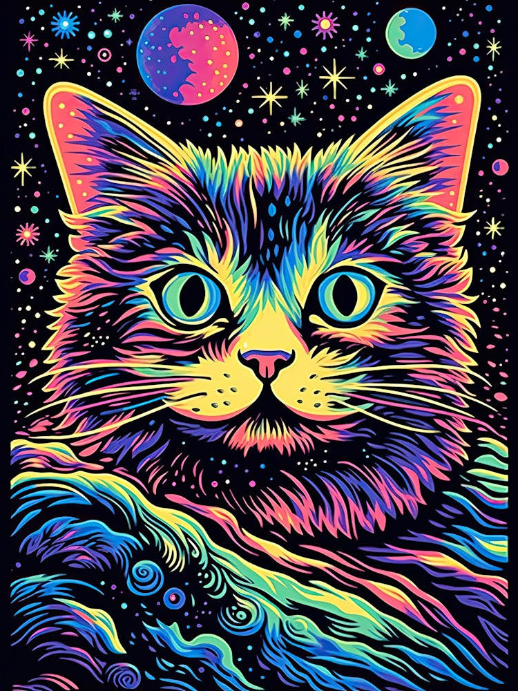 Solar Purrplosion, Psychedelic Cats series