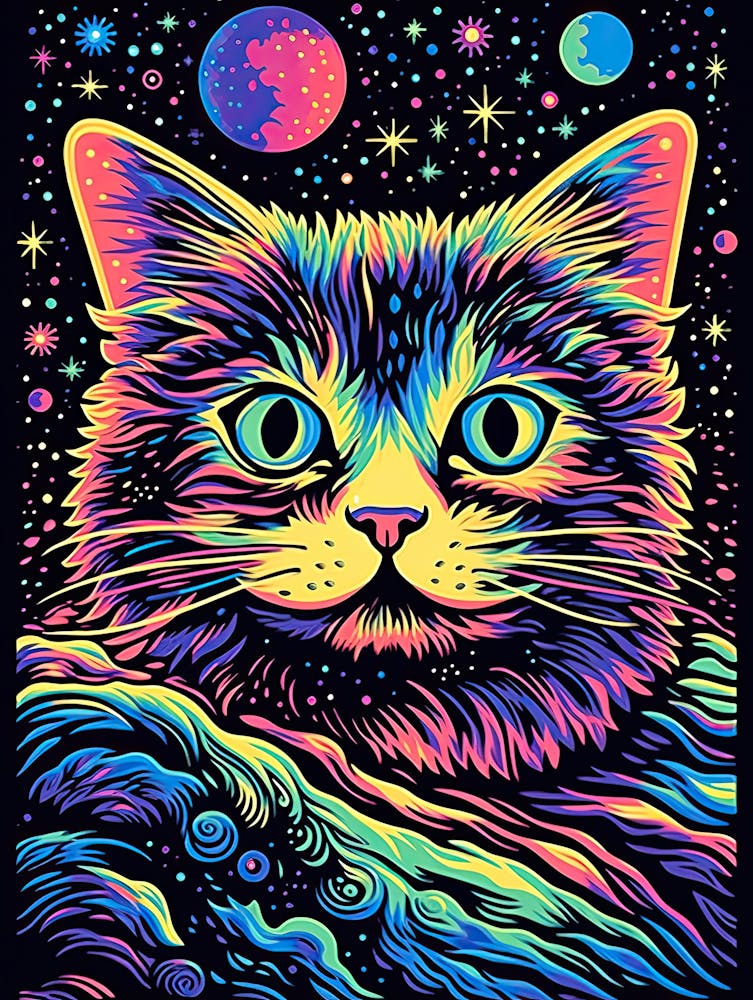 Solar Purrplosion, Psychedelic Cats series