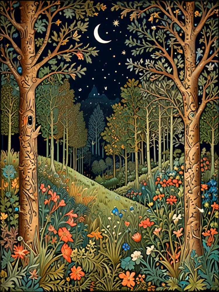 William Morris Night In The Woods 23
