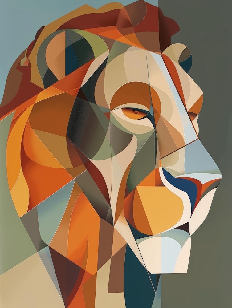 Abstract Lion 2