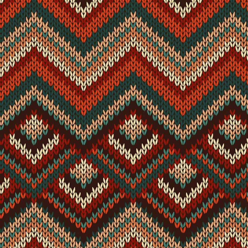Seamless Knitted Pattern
