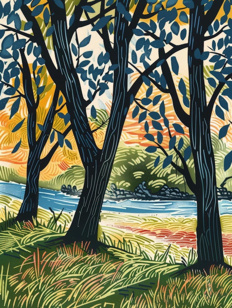 Trees By The River
