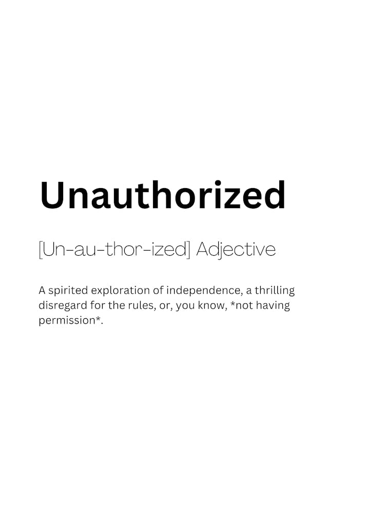 Unauthorized Definition Meaning