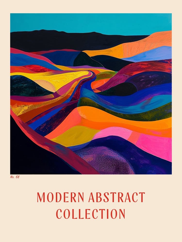 Modern Abstract Collection Poster 68