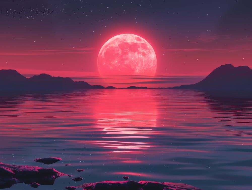 Full Moon Over Water