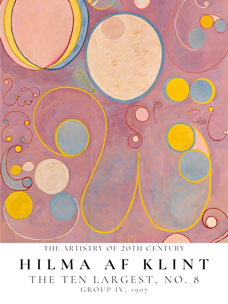 Hilma Af Klint Ten Largest No 6