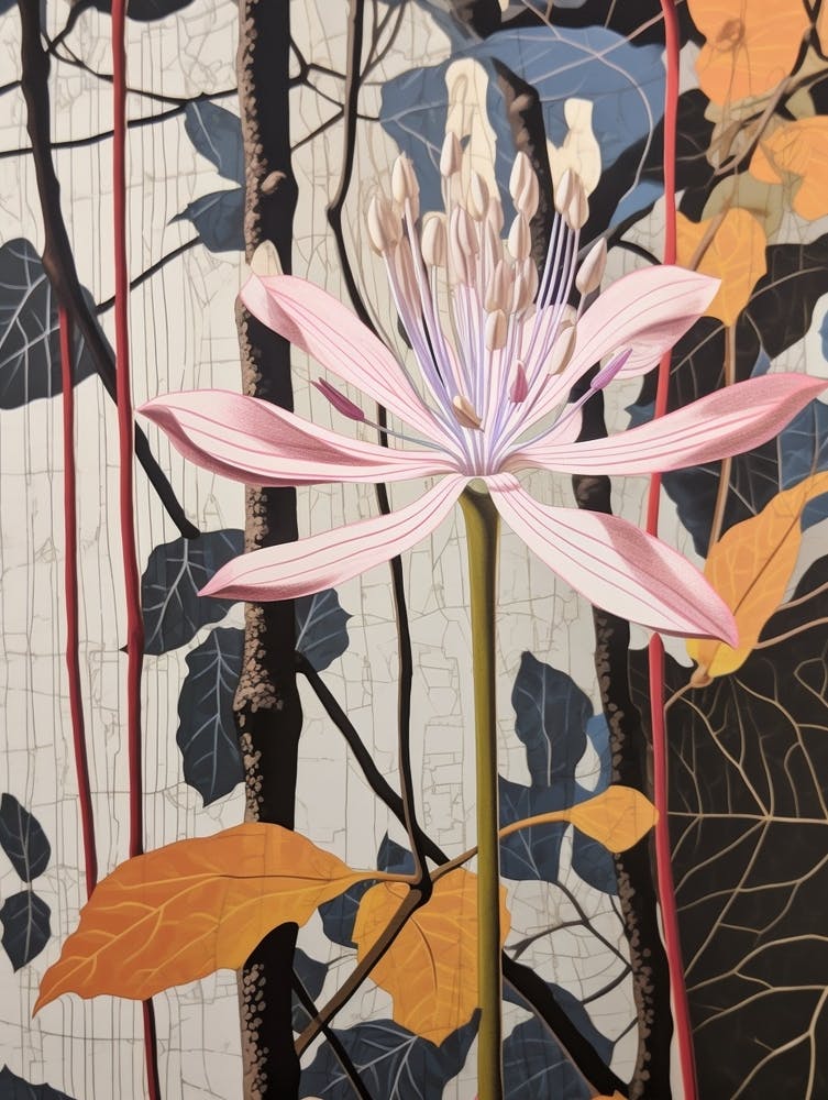 Illustration florale - Chèvrefeuille 1