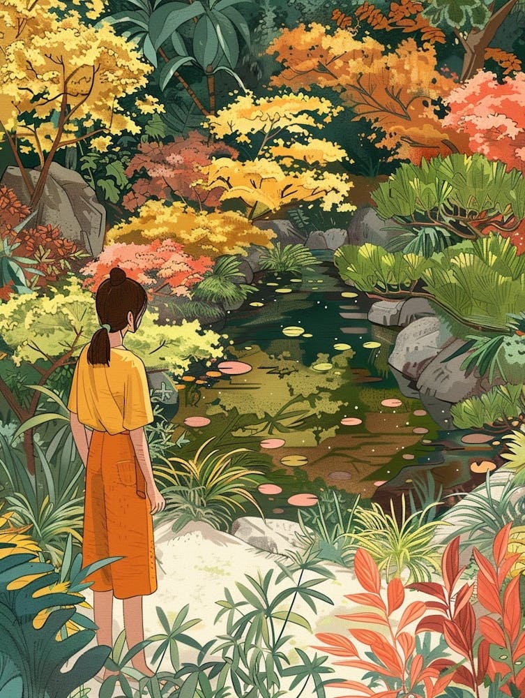 In The Garden Portland Japanese Garden Usa 3