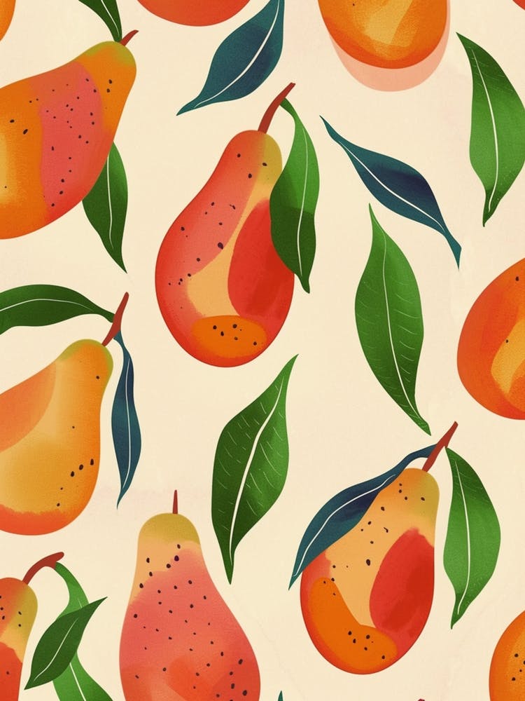 Tropical Fruit Pattern Illustration 5