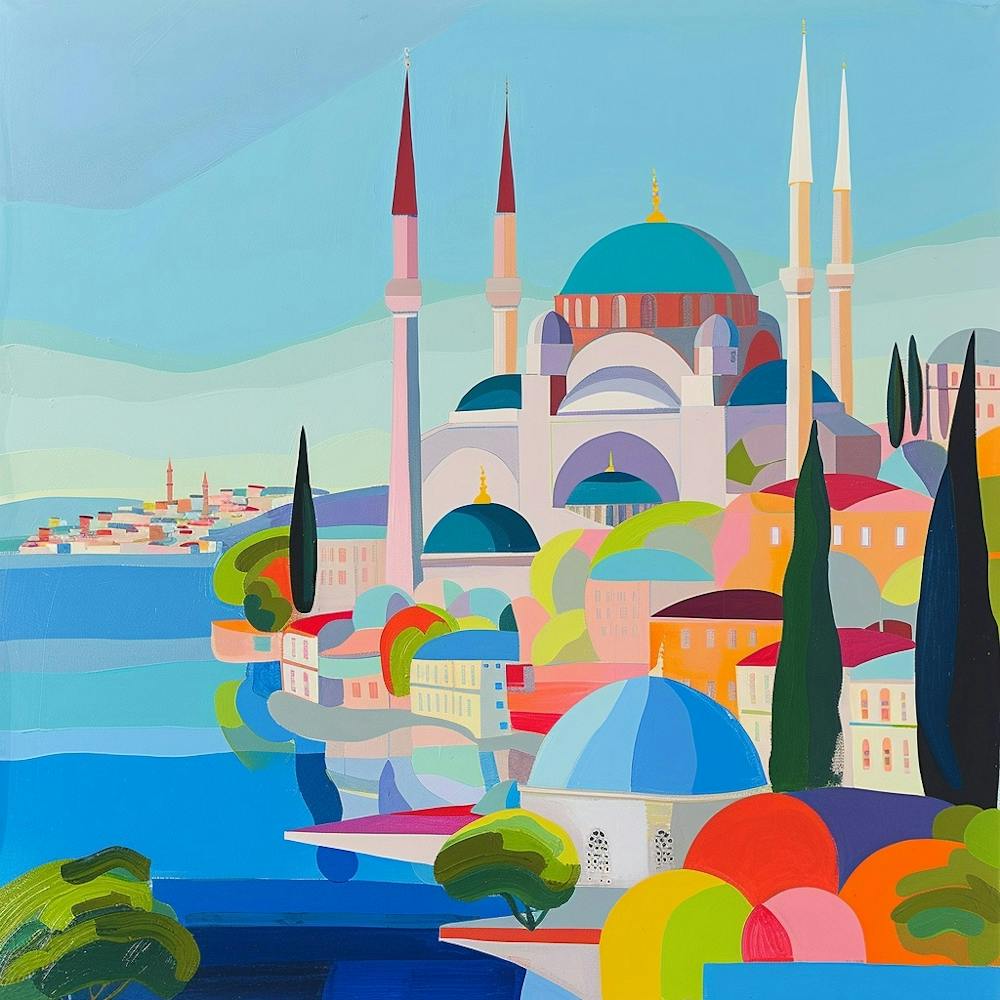 Abstract Travel Collection Istanbul Turkey 7