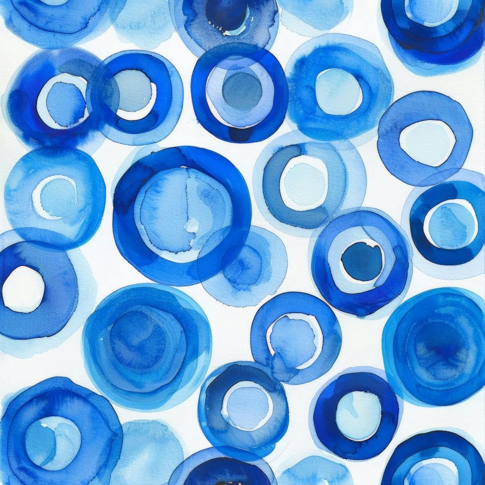 Blue Circles 14