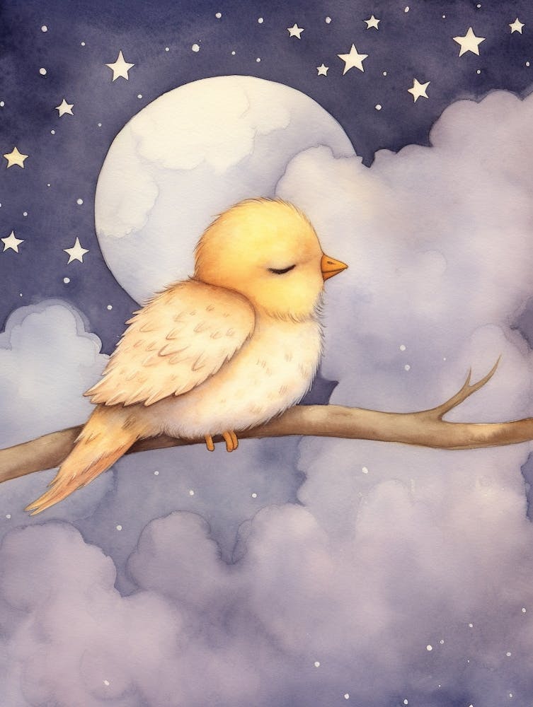 Sleeping Baby Chick 1