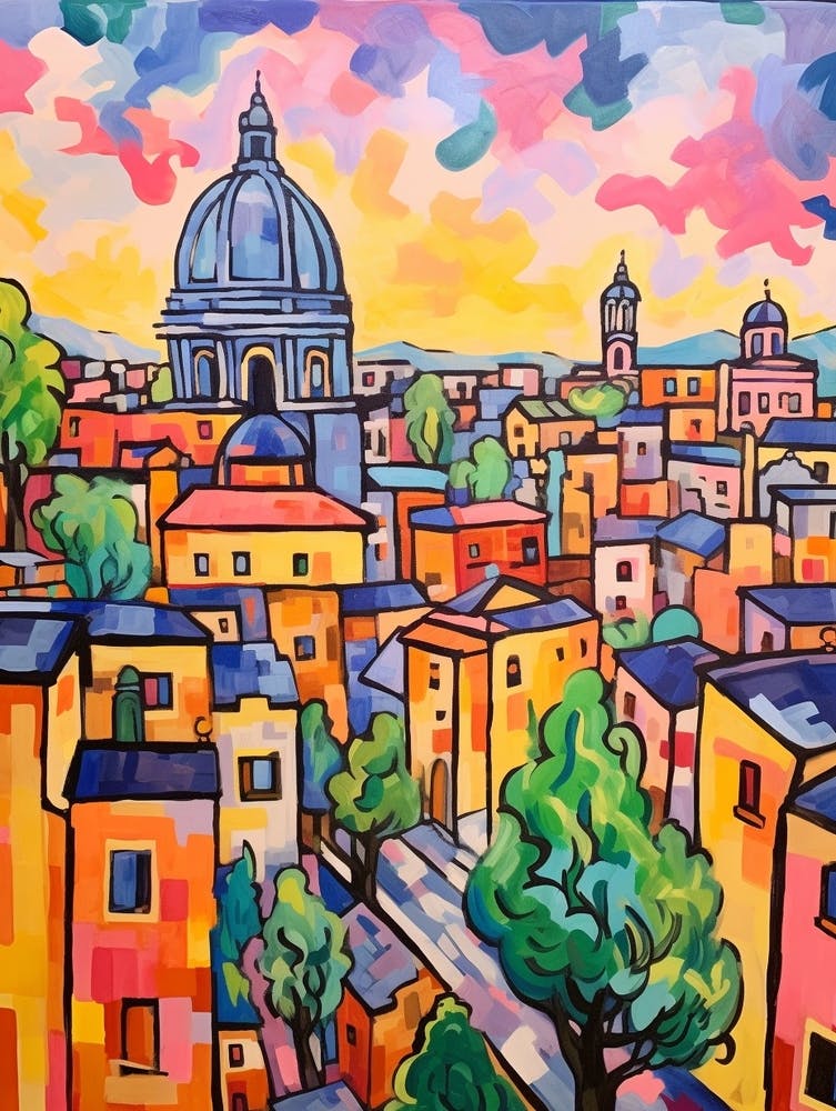 Milan Italy Fauvist Painting