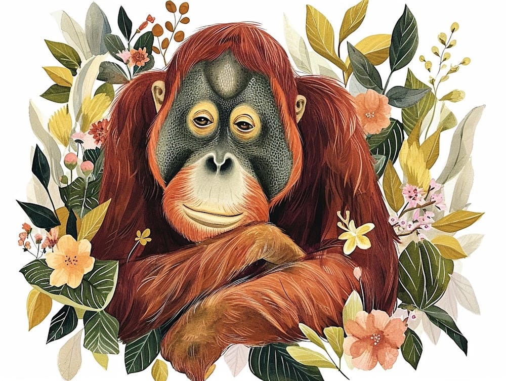 Little Floral Orangutan 1