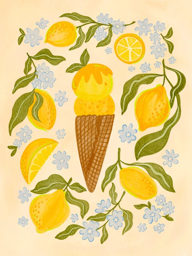 Lemon Ice Cream
