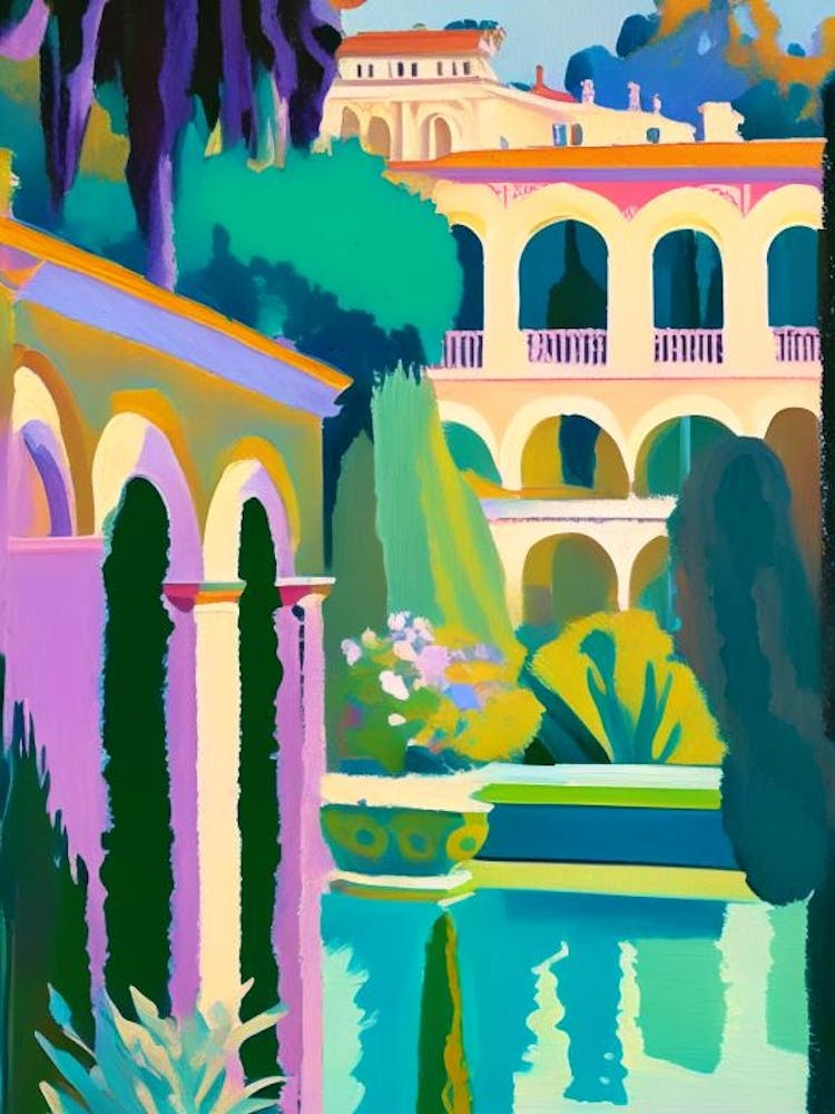 Villa D Este, Italy Abstract Still Life