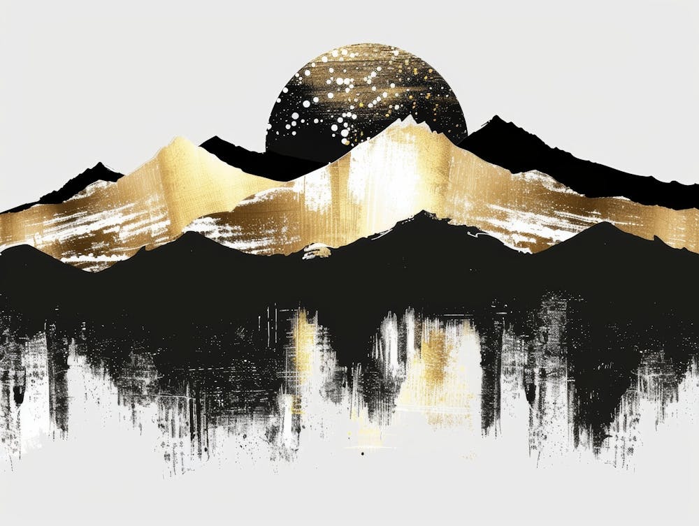 Gold And Black Mountains 9