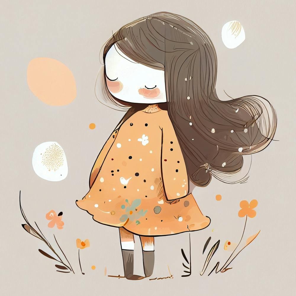 Little Girl In The Meadow