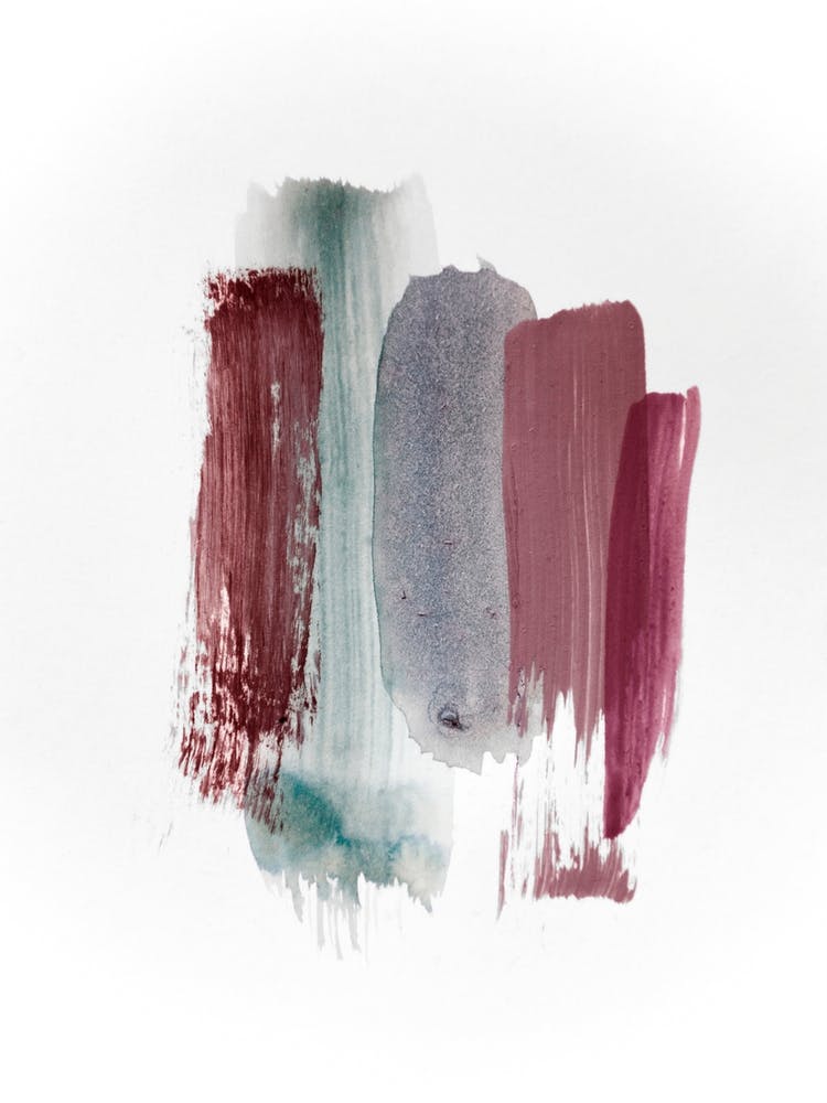 Abstract Aquarelle Earty Colors Of The Woods